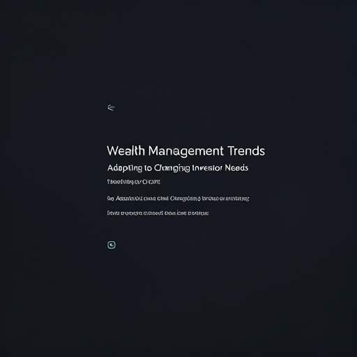 Wealth Management Trends: Adapting to Changing Investor Needs