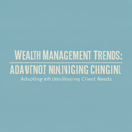 Wealth Management Trends: Adapting to Changing Client Needs