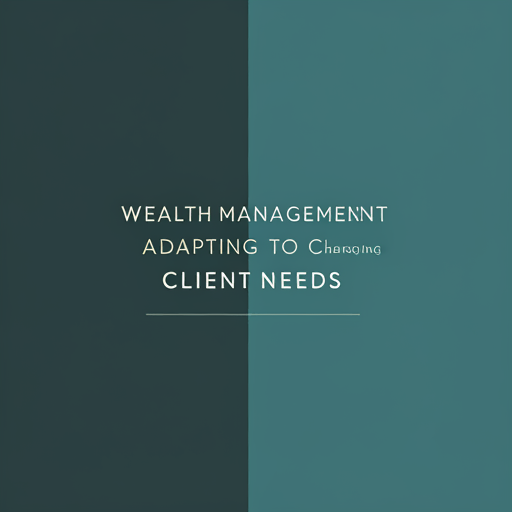 Wealth Management Trends: Adapting to Changing Client Needs